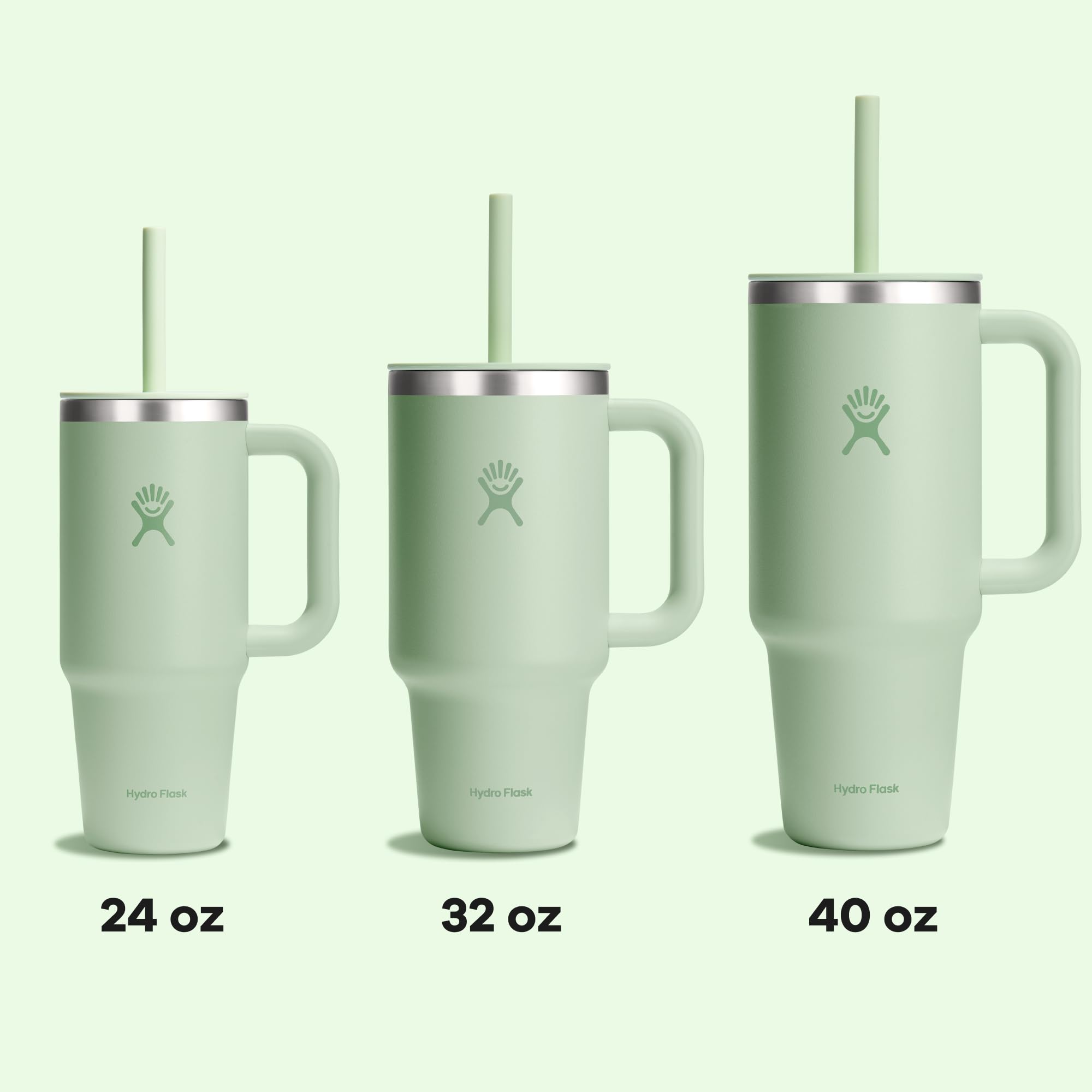 Hydro Flask Travel Tumbler 40 oz acero inoxidable duradero.
