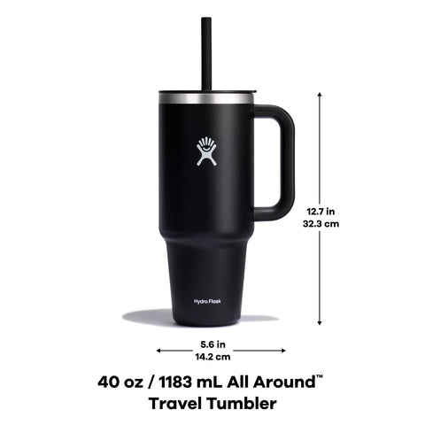Hydro Flask Travel Tumbler 40oz, sabor puro gracias al acero inoxidable.