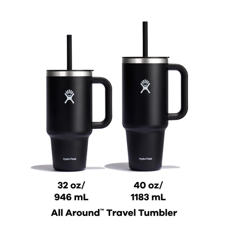 Hydro Flask Travel Tumbler Trillium acabado inoxidable para uso prolongado