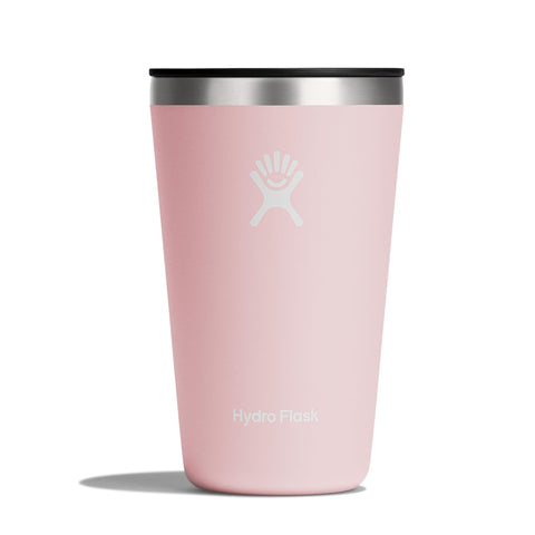Hydro Flask Vaso All Around 16 oz, tapa de presión, ideal para bebidas frías o calientes durante ruta