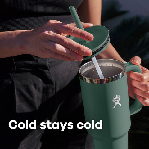 Hydro Flask Vaso de viaje sabor neutro gracias al acero.