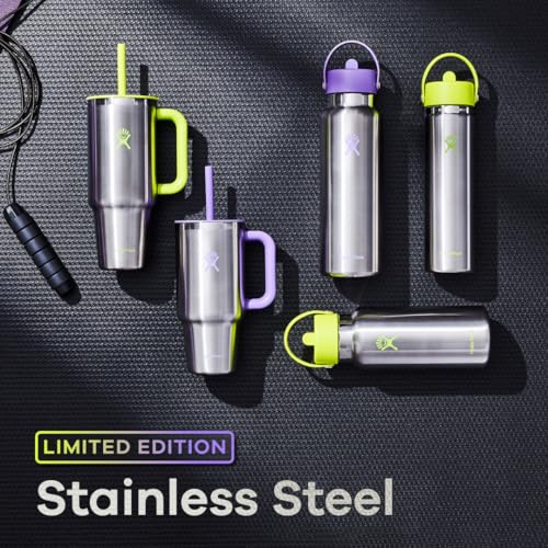 Hydro Flask Vaso de viaje con tapa y pajita, sorbo cómodo.