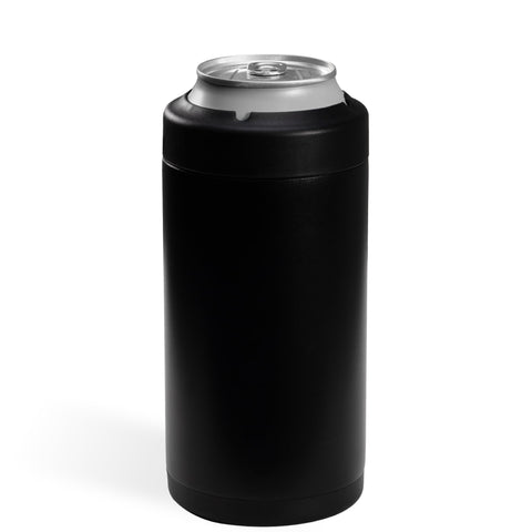 HydroJug enfriador de lata 16oz negro mantiene la bebida fría y sin condensación.