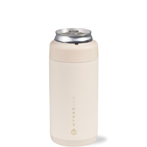 HydroJug Slim Can Cooler, lata 12 oz, mantiene fría la bebida y evita condensación.