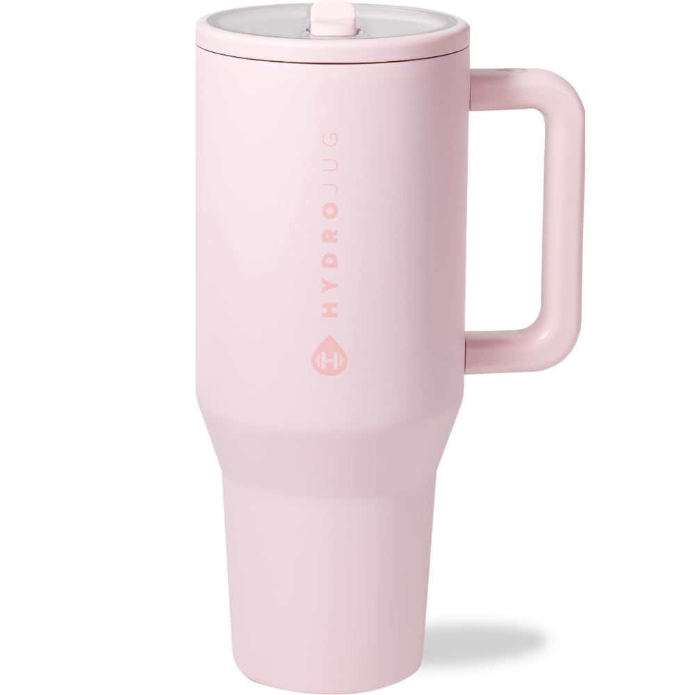 HydroJug Traveler con tapa ambidextra para uso cómodo en exteriores.