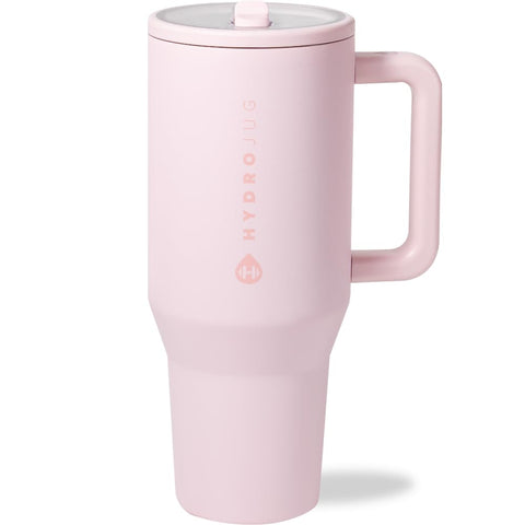 HydroJug Traveler con tapa ambidextra para uso cómodo en exteriores.