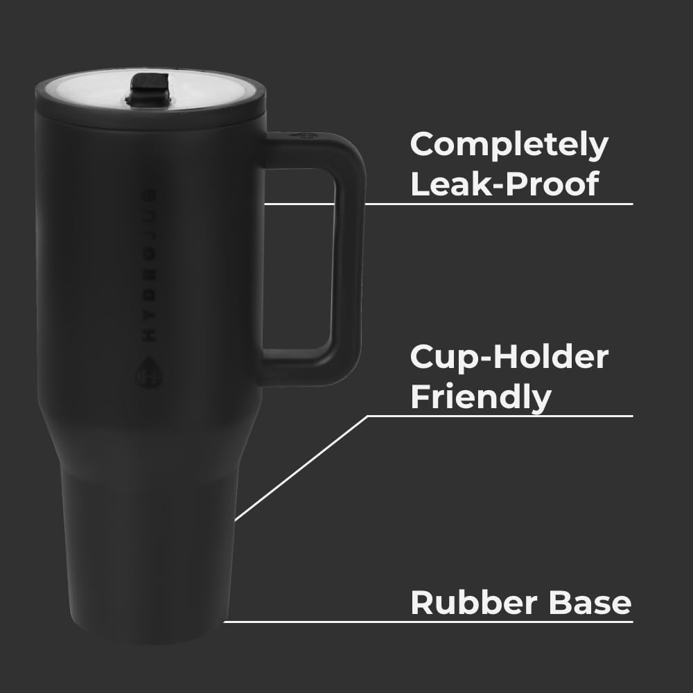 HydroJug Traveler tapa ambidiestra para uso cómodo con ambas manos