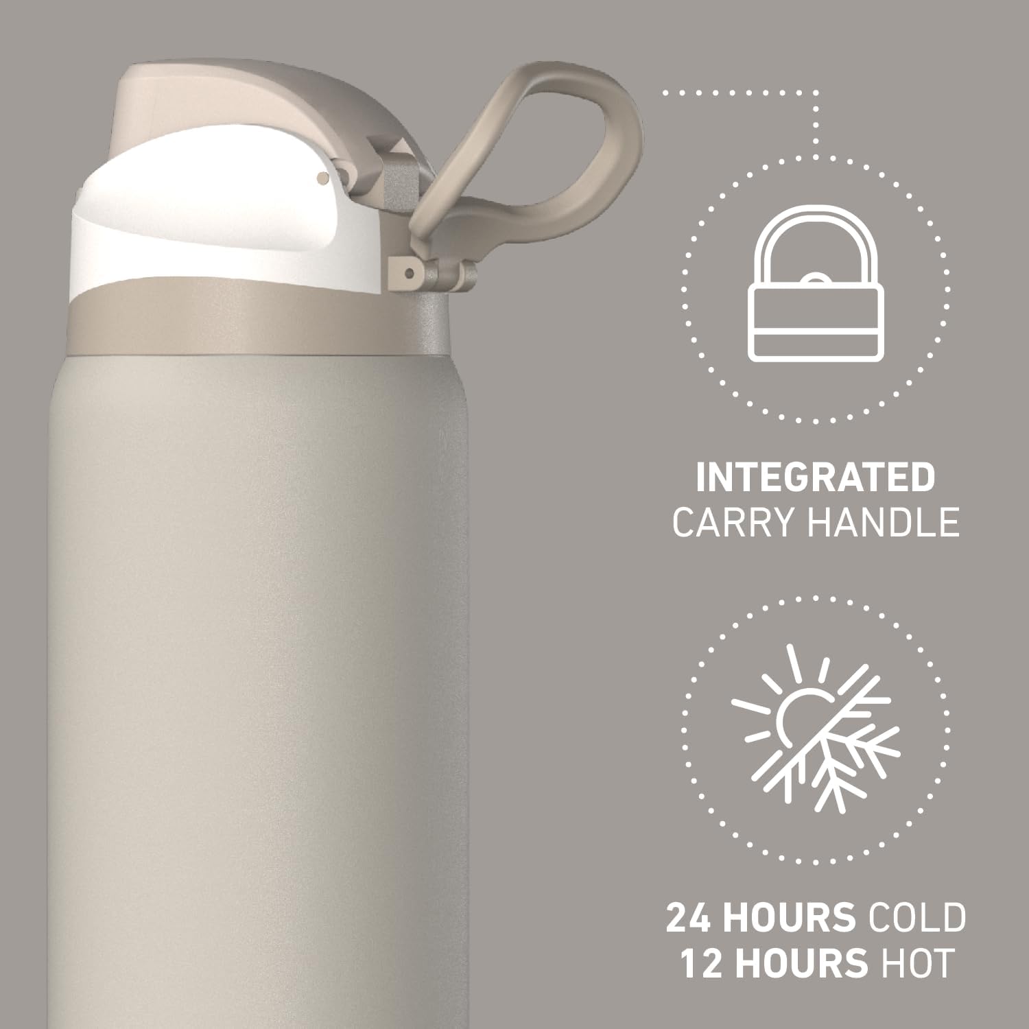 Hydrapeak Oasis libre de BPA para hidratación segura durante el día.