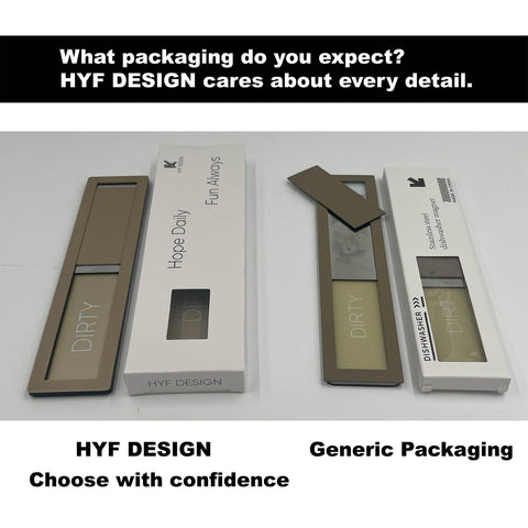 HYF DESIGN uso versátil en lavavajillas, frigorífico y lavadora