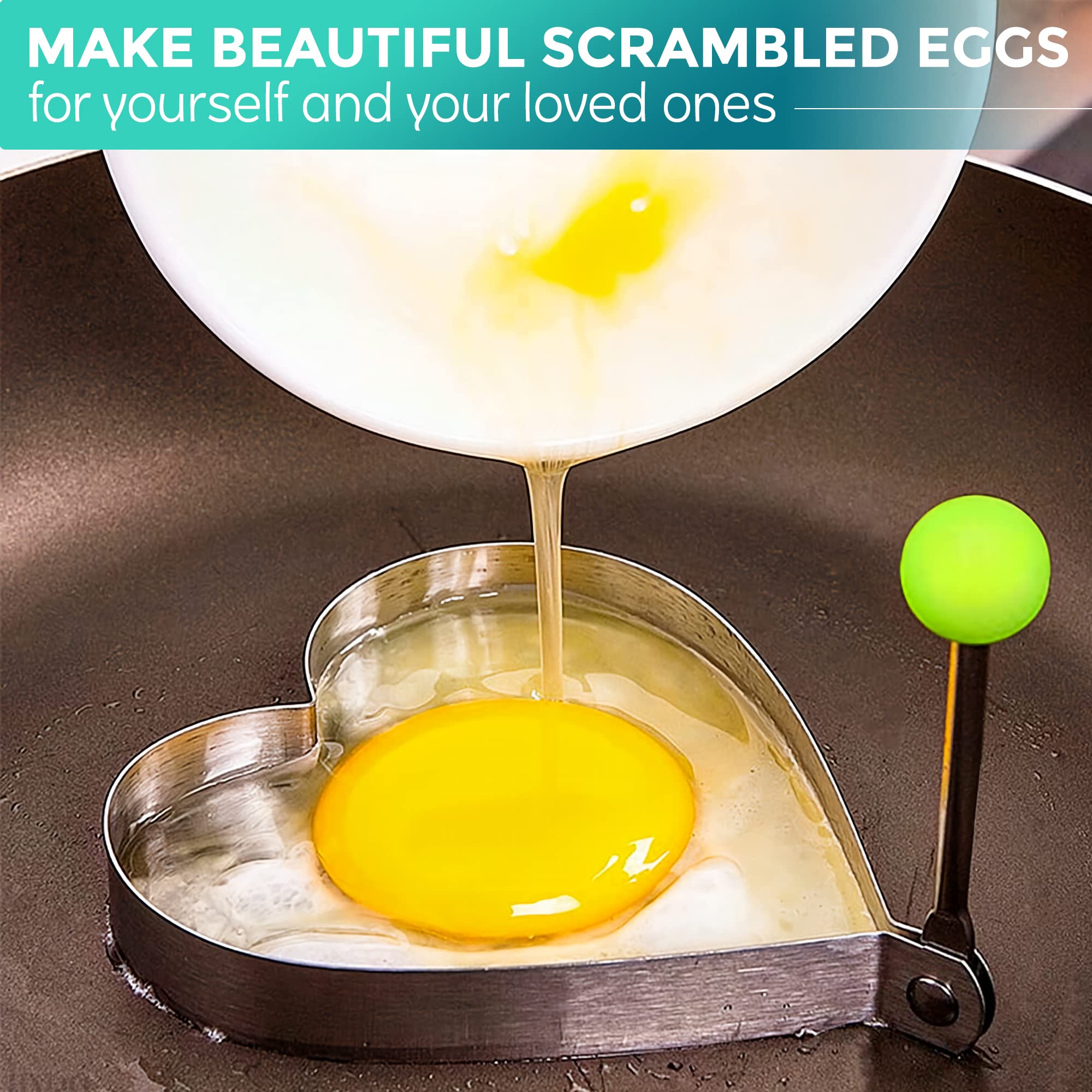 HYQO molde panqueques nube para porciones suaves y creativas.