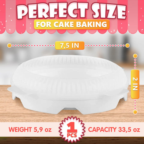 HYQO molde silicona desmolde fácil con superficie lisa ideal para cheesecake.
