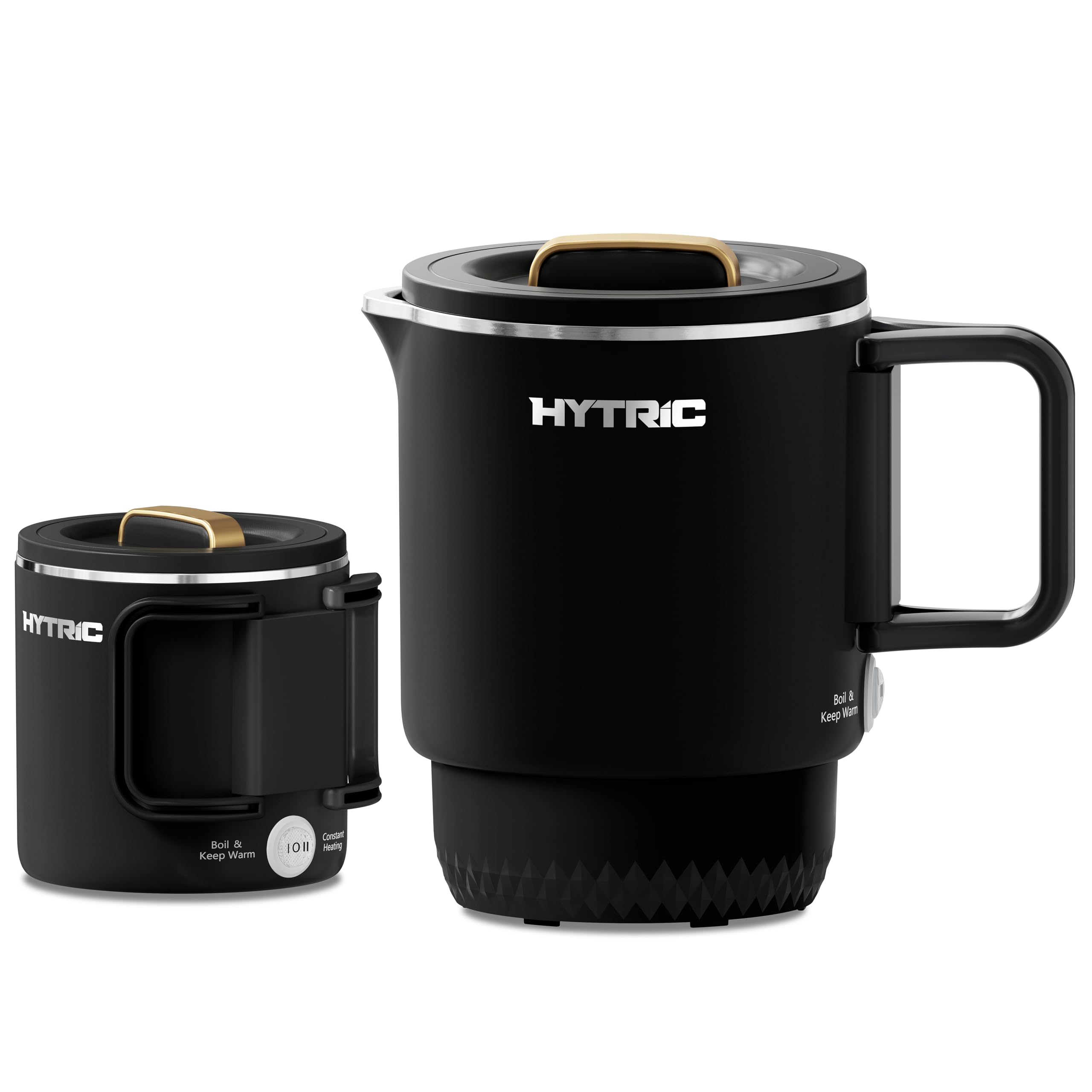 HYTRIC hervidor de viaje plegable de 650 ml, compacto para maleta