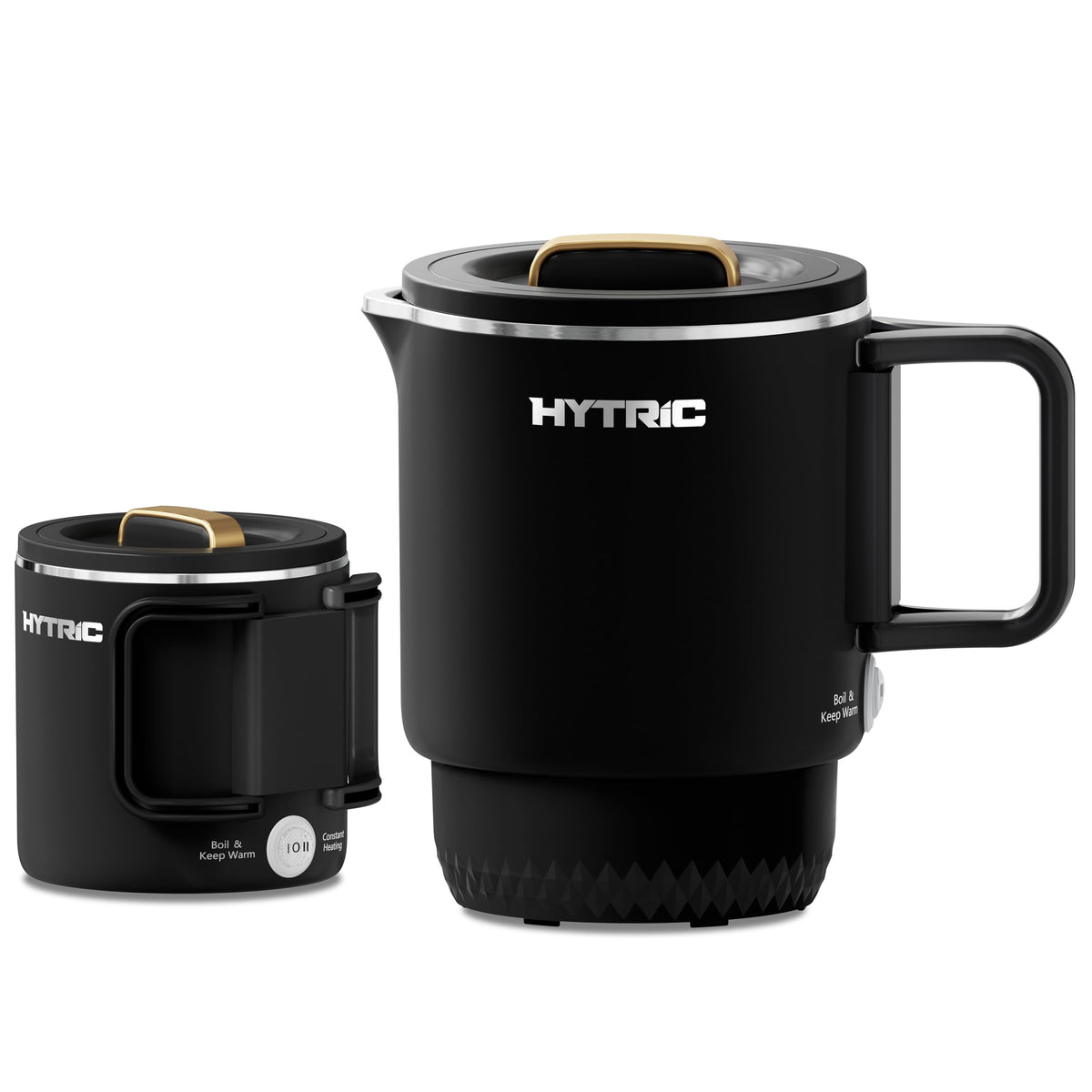 HYTRIC hervidor de viaje plegable de 650 ml, compacto para maleta