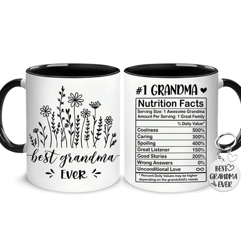 Taza Hyturtle para abuela, 11 oz, ideal para café diario.