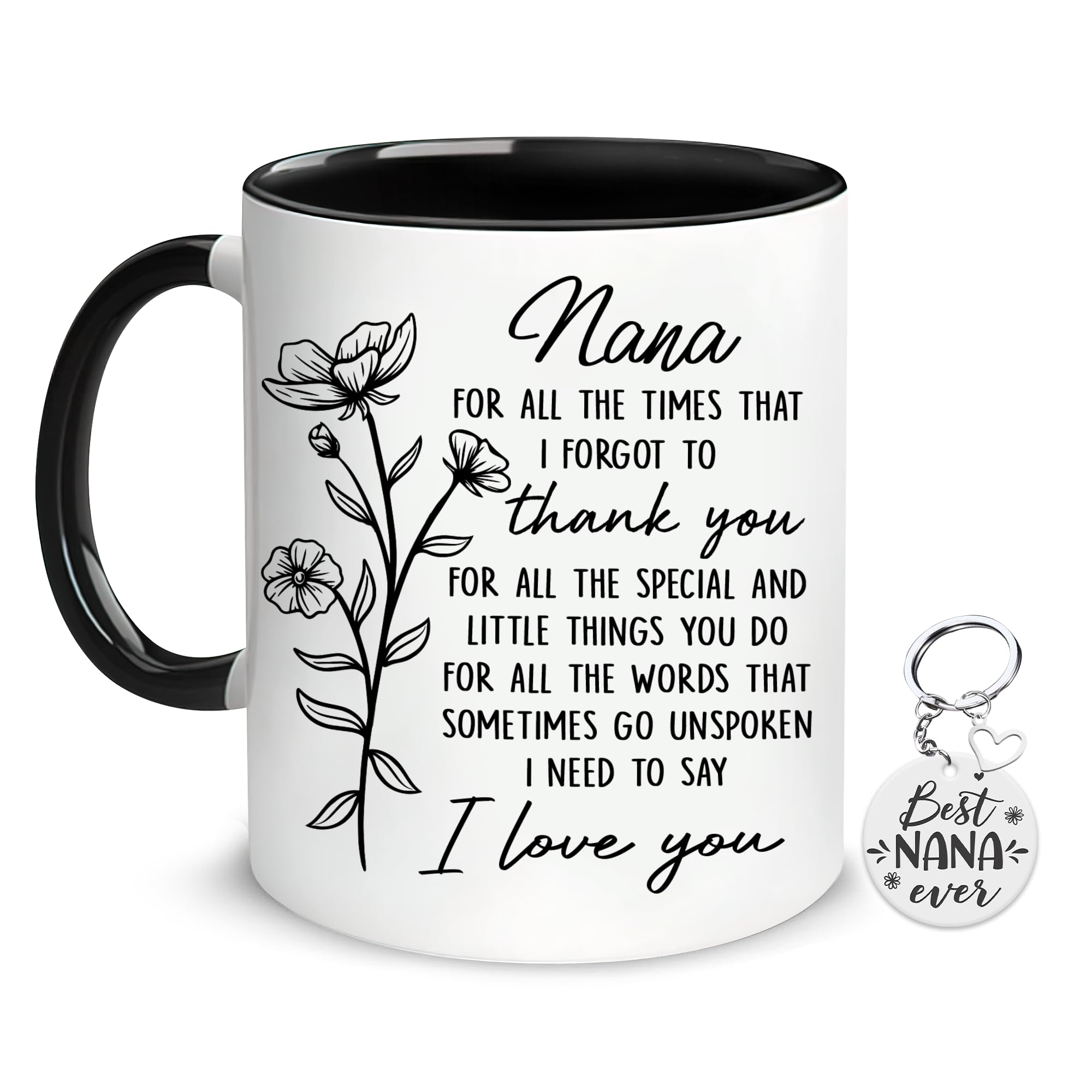Taza Hyturtle Nana 11 onzas lista para el cafe diario.