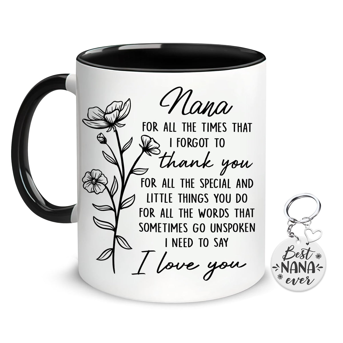 Taza Hyturtle Nana 11 onzas lista para el cafe diario.