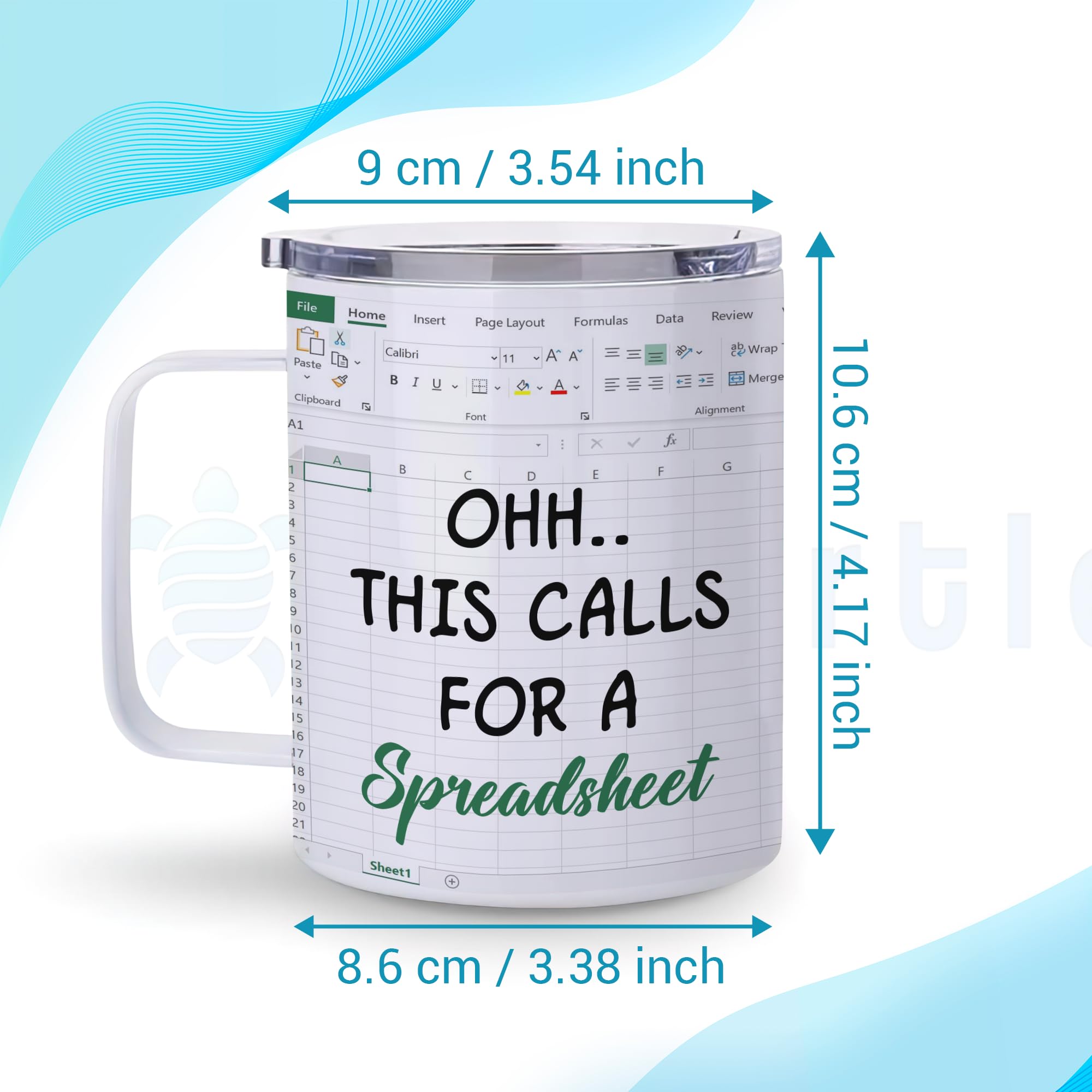 Regalo para contable hombre colega, ideal para oficina.
