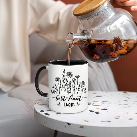 Regalo perfecto Hyturtle: taza para la tía, experiencia de café.