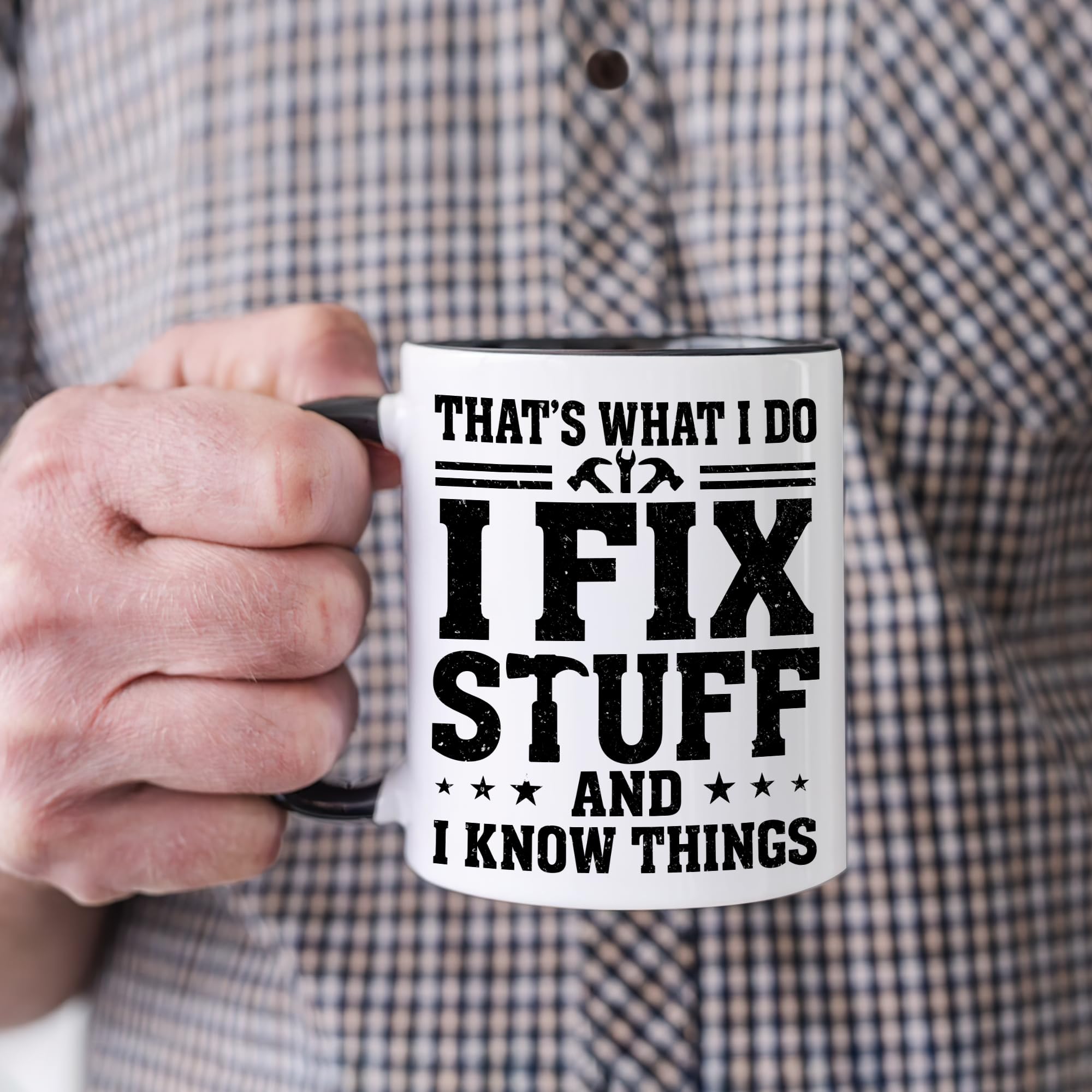 Taza cerámica duradera Hyturtle apta para lavavajillas y microondas, regalo perfecto.