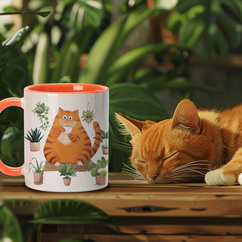 Taza cerámica Hyturtle de 11oz, asa cómoda para uso diario.