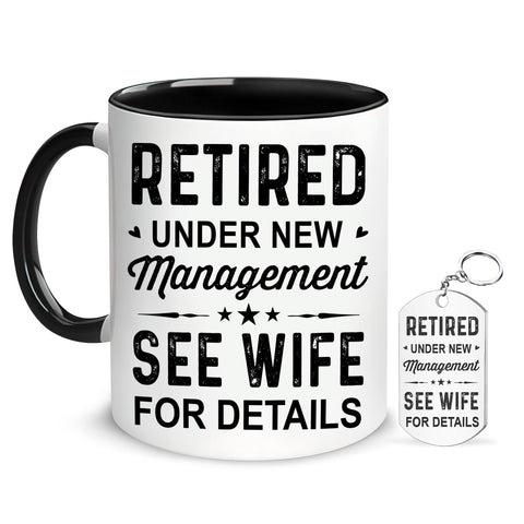 Taza Hyturtle jubilación divertida para marido, ideal como regalo y uso diario de café.
