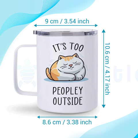 Taza regalo Hyturtle para introvertidos, estilo único y práctico.