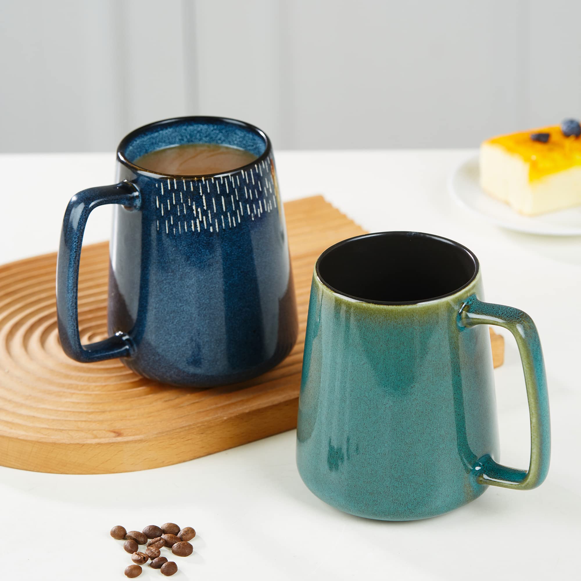 HYTYSKAR taza cerámica apta microondas y lavavajillas para uso diario