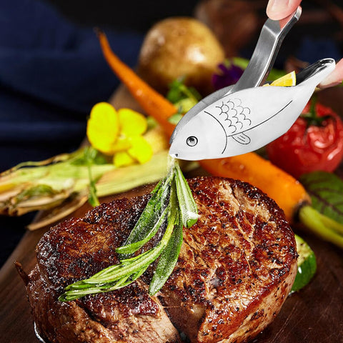 HyzaPhix exprimidor pez en mano: cómodo para uso rápido durante la cocina