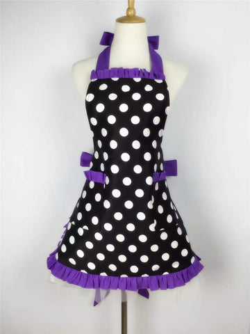 Hyzrz delantal negro con ajuste de cuello, cómodo para largas jornadas.