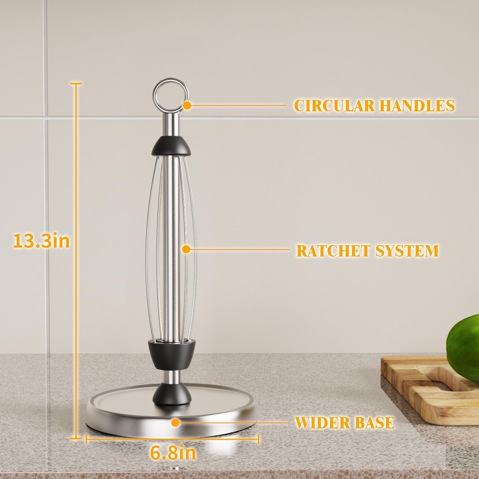 HZE acero inoxidable con acabado cepillado nickel añade estilo moderno.