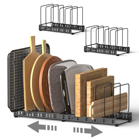 HzTinT 2PACK organizador-tablas-corte-ajustable: mantiene tablas ordenadas y accesibles.
