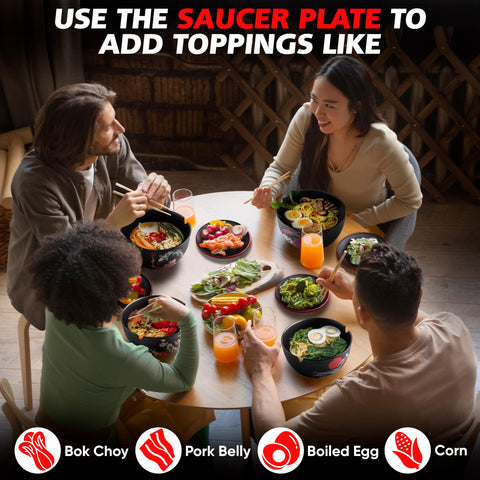 i2 Home palillos integrados ramen: palillos prácticos para comer rápidamente
