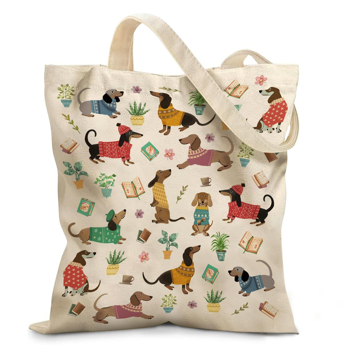 Ialtsidws tote dachshund diseño minimalista para un estilo moderno