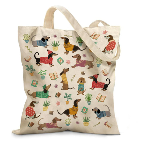Ialtsidws tote dachshund diseño minimalista para un estilo moderno