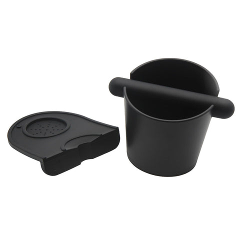 IAOSEN knock box de 5 pulgadas, recogida de posos y limpieza sencilla.