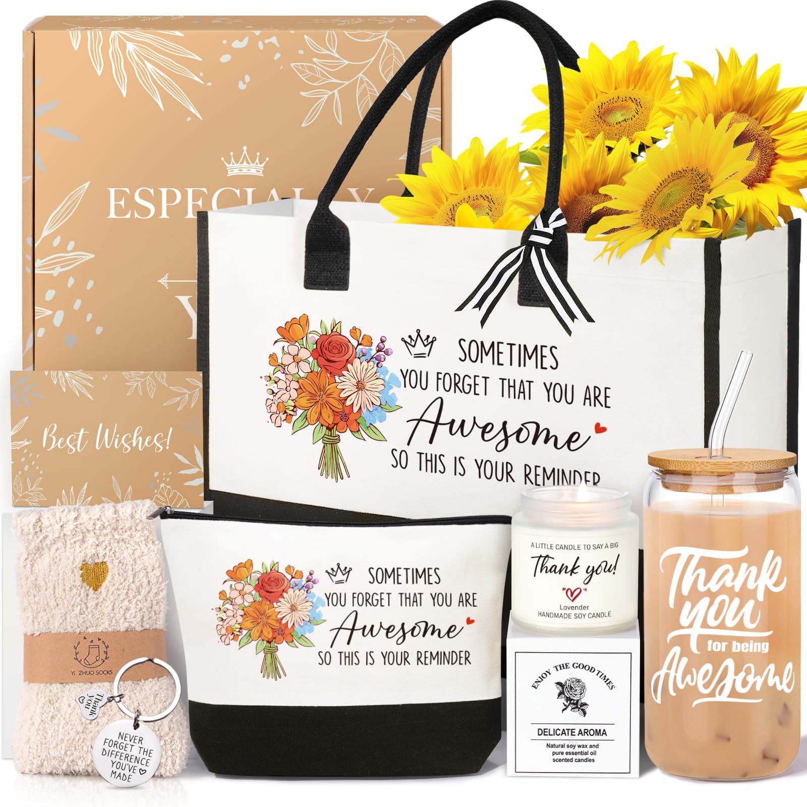 iAOVUEBY cesta-regalo para mujer, expresa gratitud en cualquier ocasión