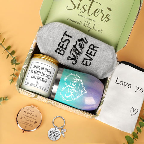 iAOVUEBY ideas de regalo para hermana, conjunto único para su día especial