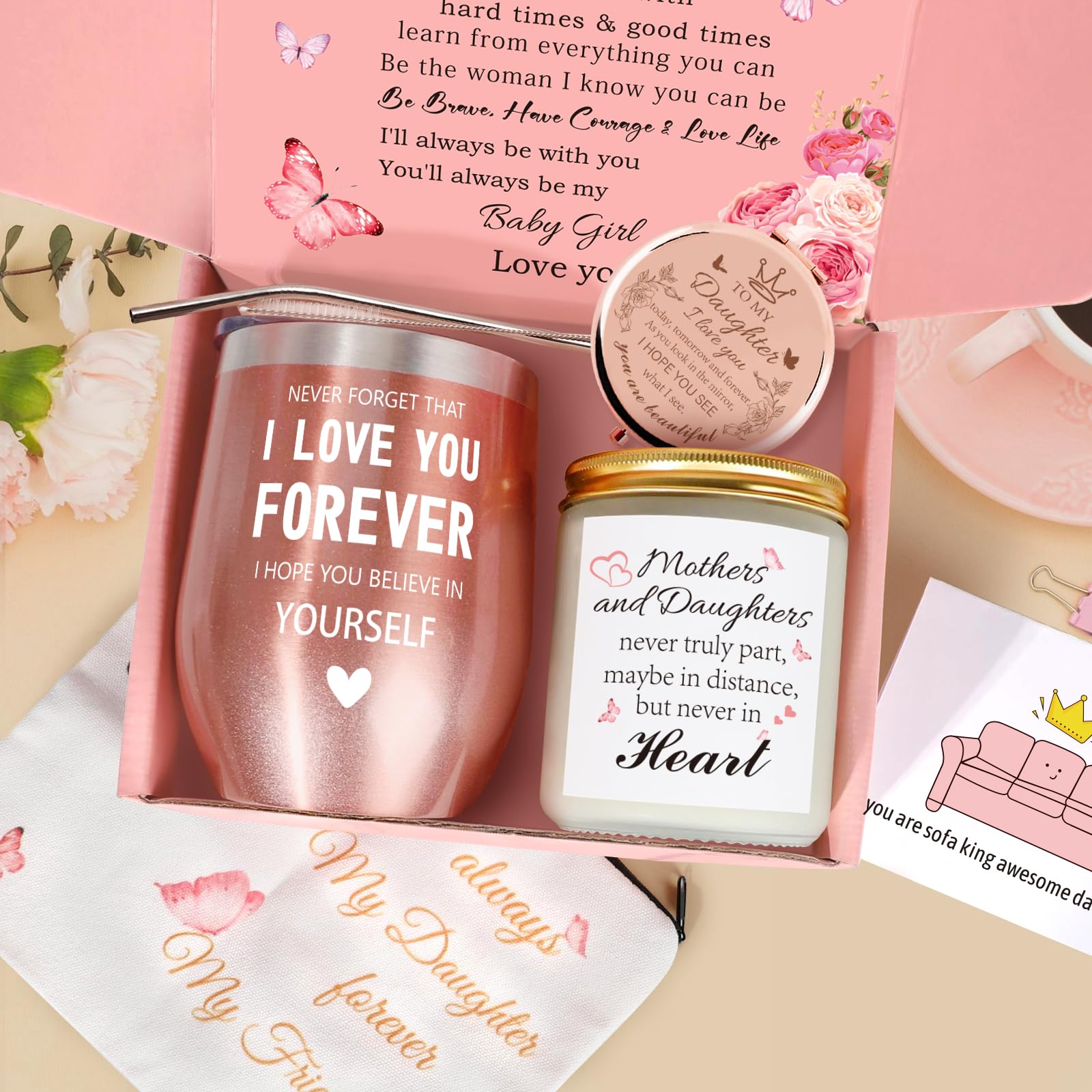iAOVUEBY vaso oro rosa aislante para bebidas frías