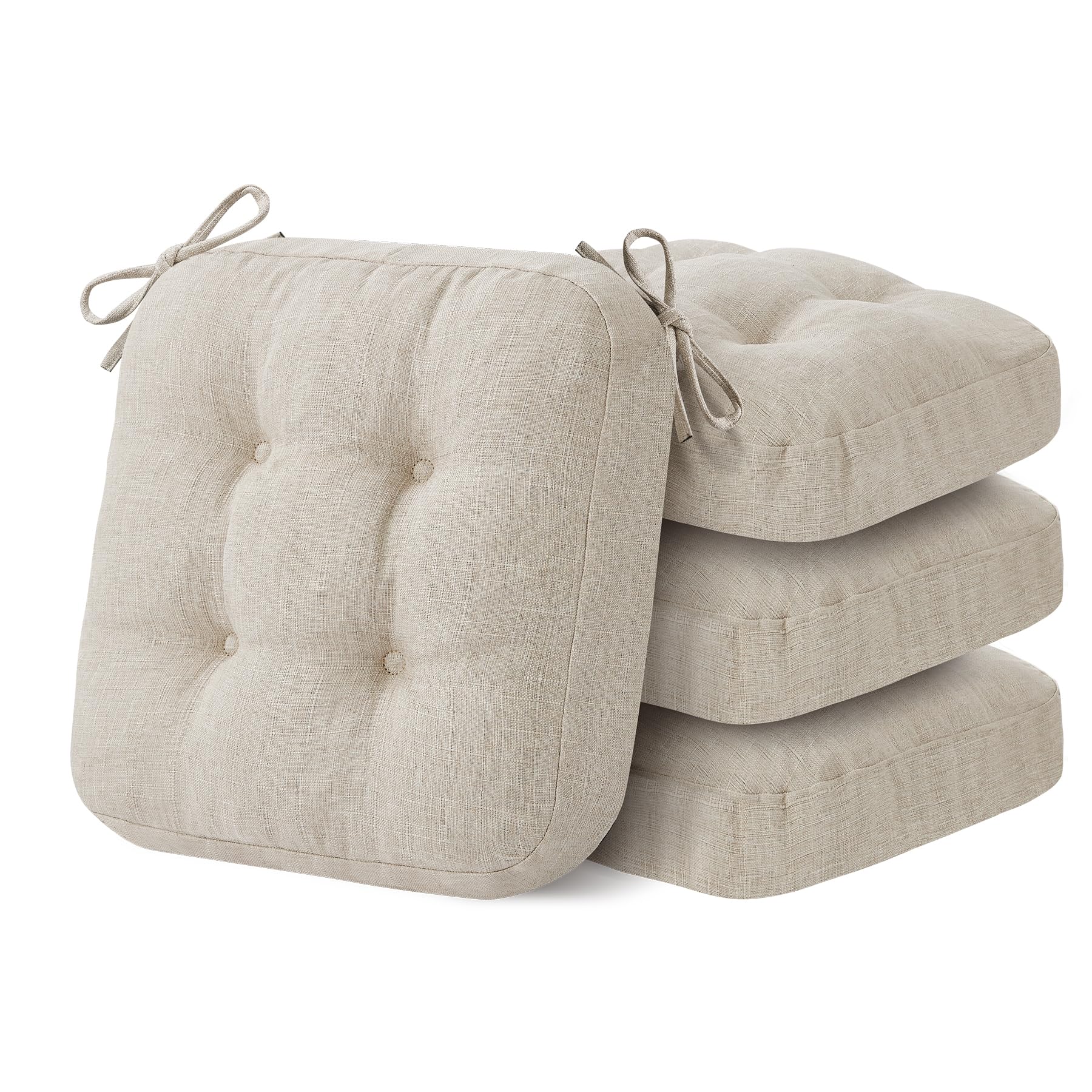 IASEAHK almohadillas para silla de comedor con tapizado-pespunte, confort elegante.