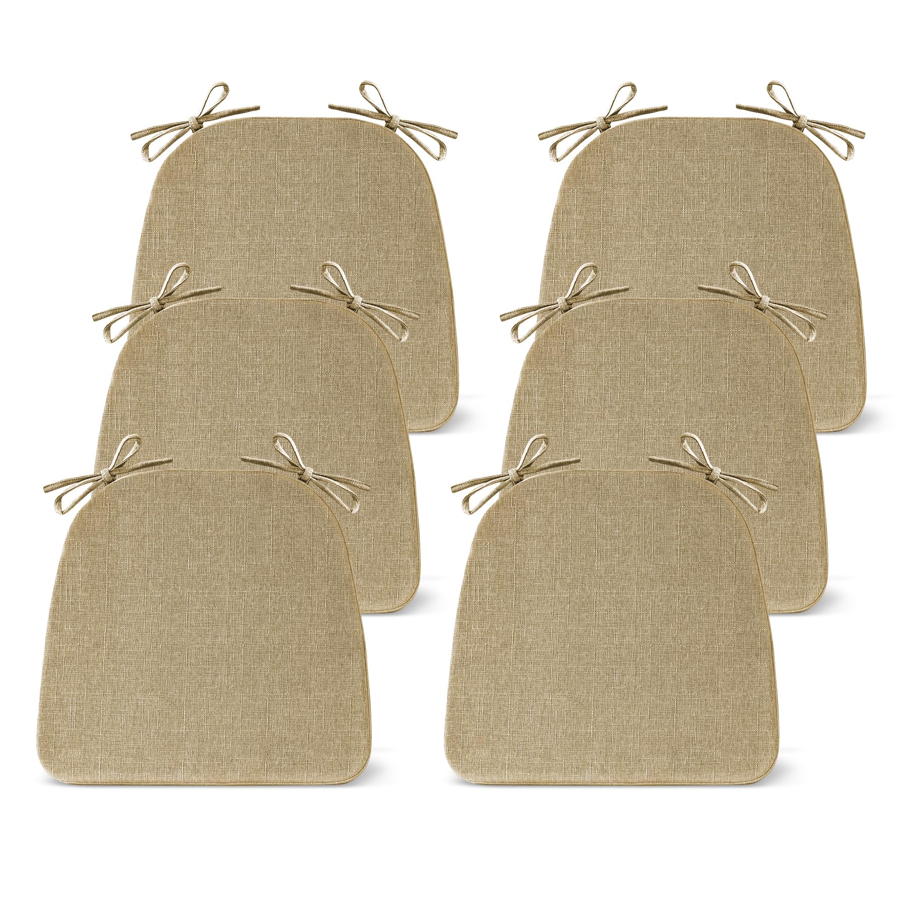 IASEAHK almohadillas para silla de comedor, conjunto de 6, confort duradero para cenas.