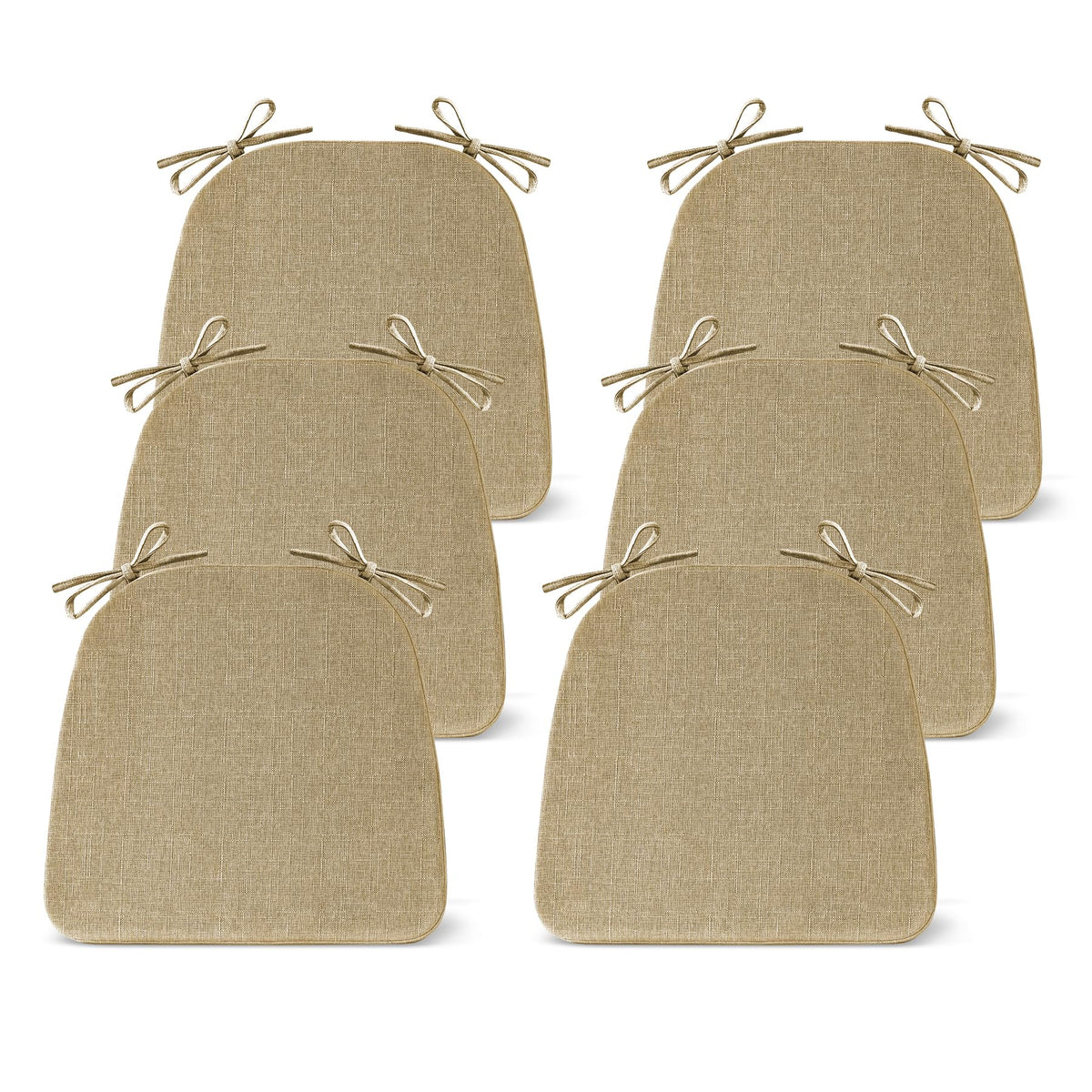 IASEAHK almohadillas para silla de comedor, conjunto de 6, confort duradero para cenas.