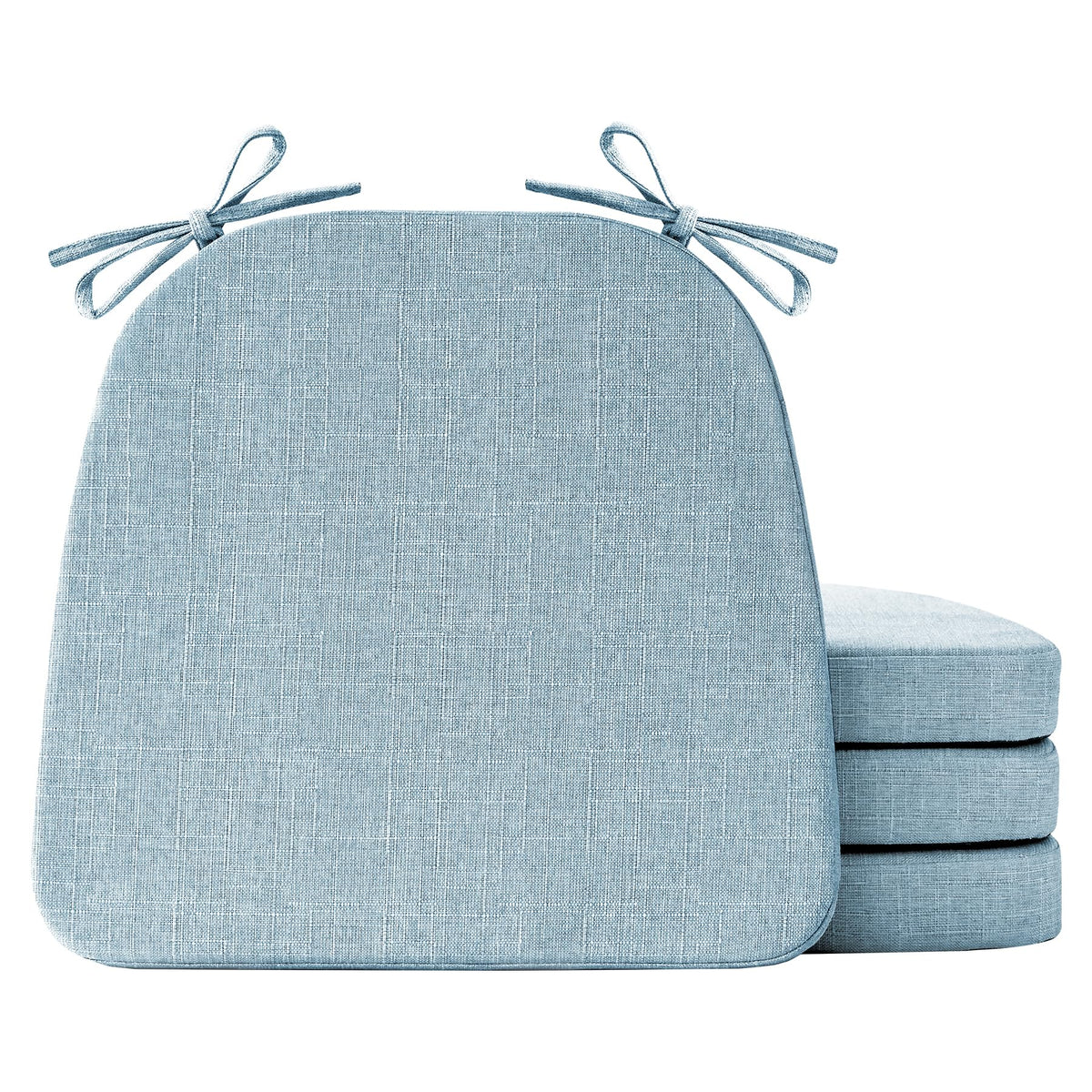 IASEAHK cojines silla comedor azul claro muestran confort y soporte para comidas largas