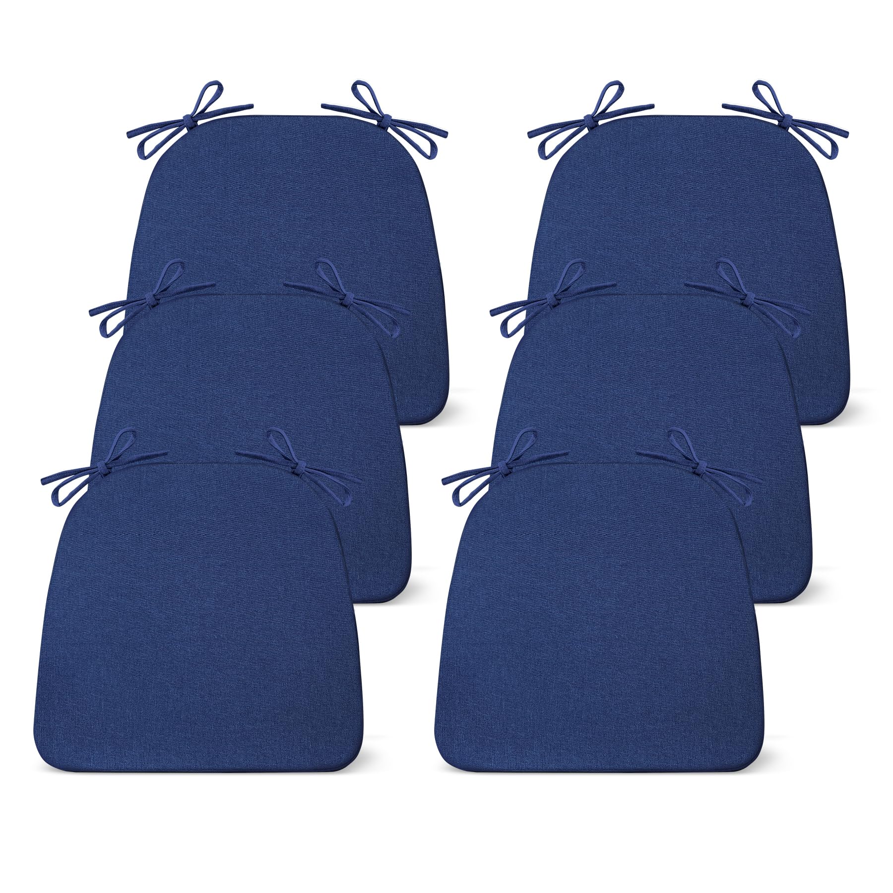 IASEAHK cojín para silla de comedor en azul marino, comodidad sostenida