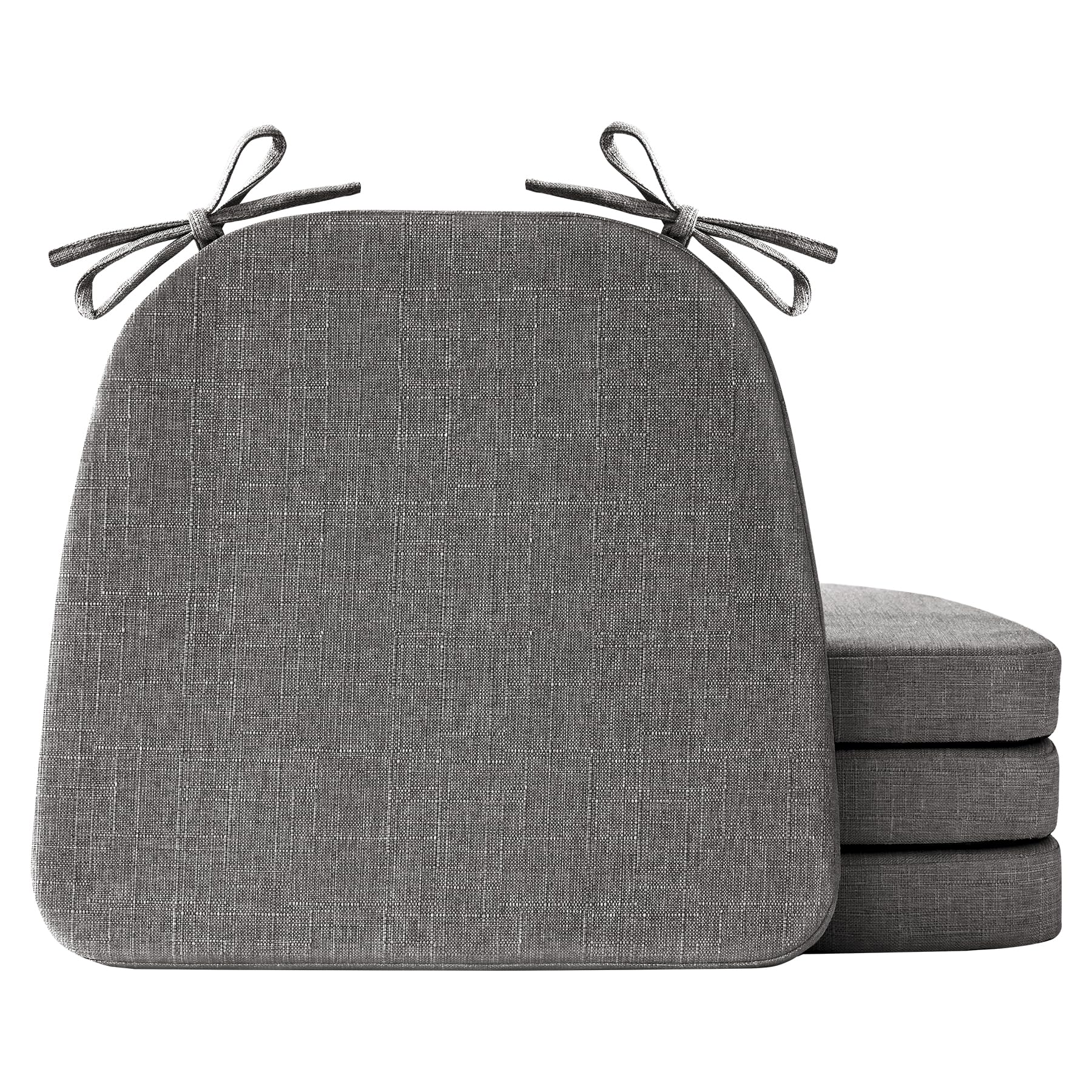 IASEAHK cojines para sillas de comedor: conjunto de 4, confort duradero para cualquier mesa.