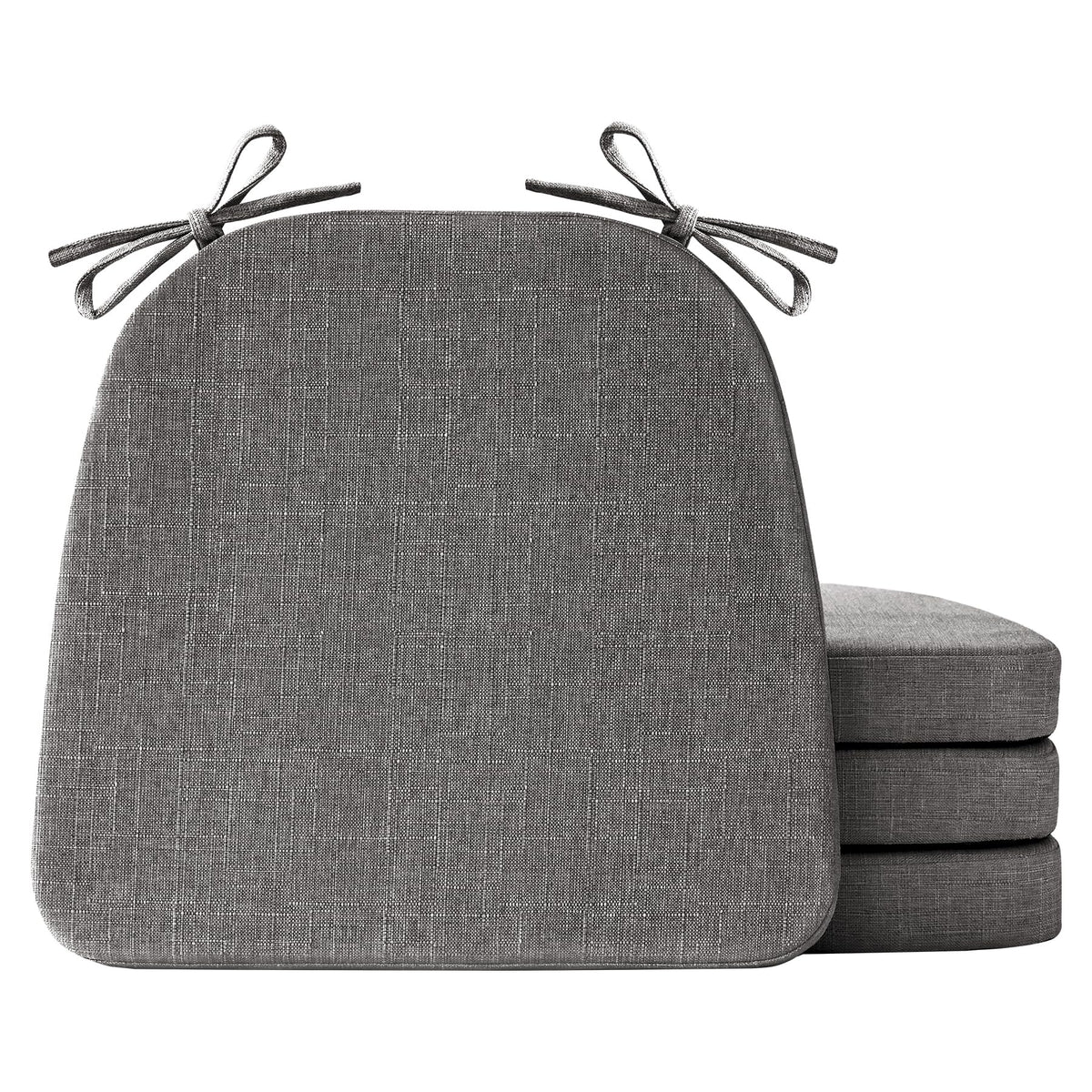 IASEAHK cojines para sillas de comedor: conjunto de 4, confort duradero para cualquier mesa.