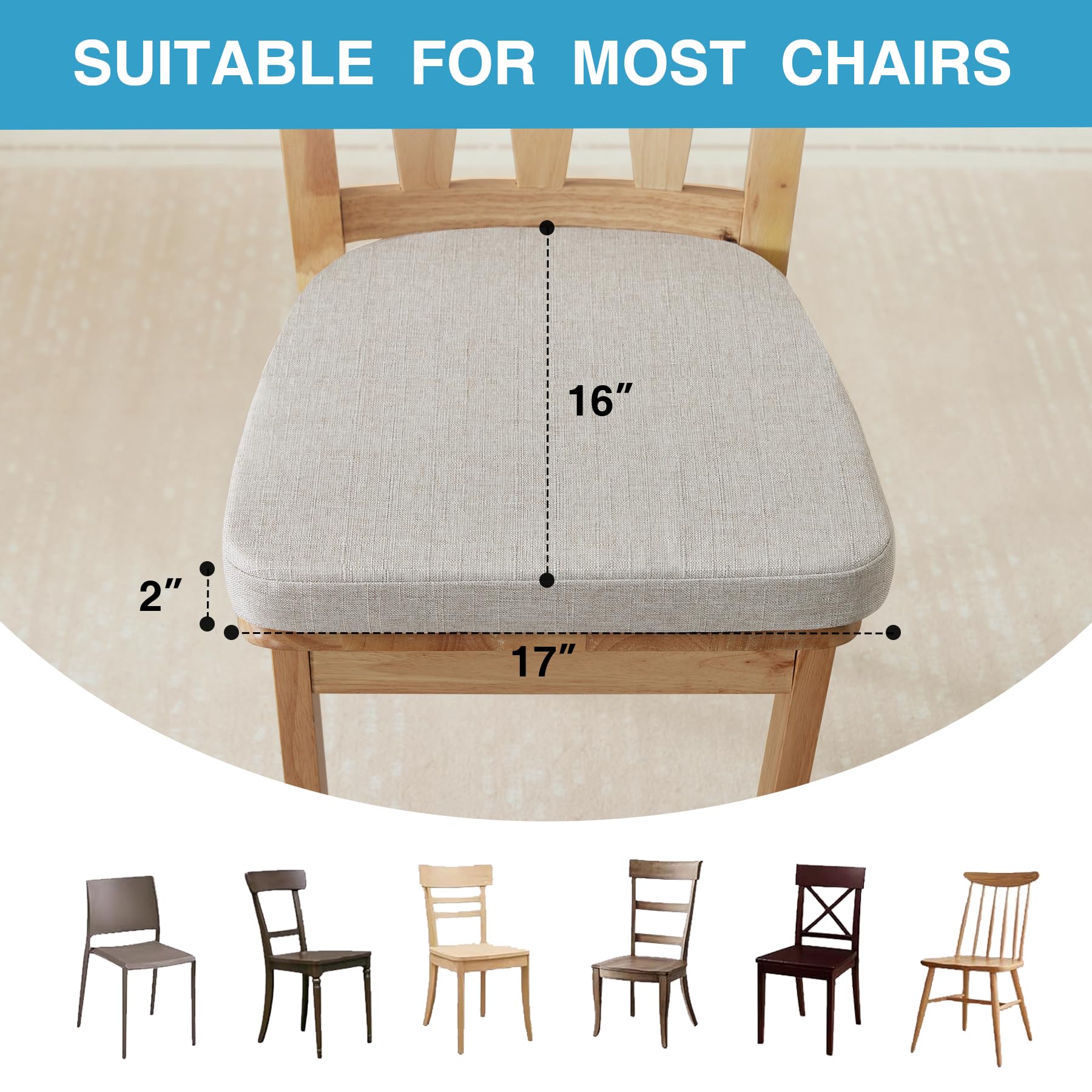 Espuma contorneada de IASEAHK para soporte cómodo.