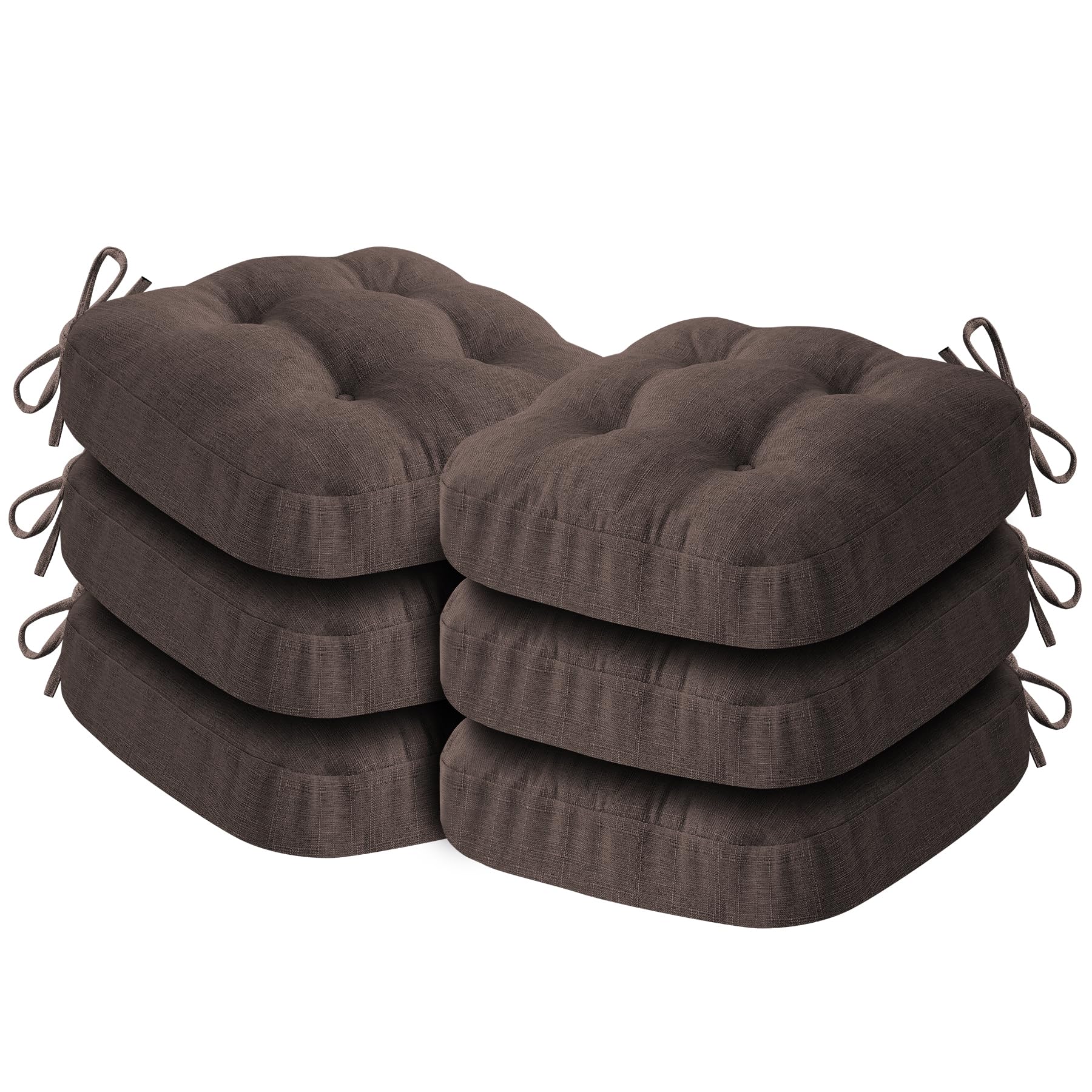 Cojín IASEAHK acolchado para silla de comedor mejora la comodidad diaria.