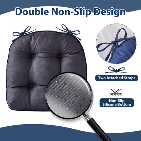 IASEAHK cojin silla comedor microfibra suave y transpirable.