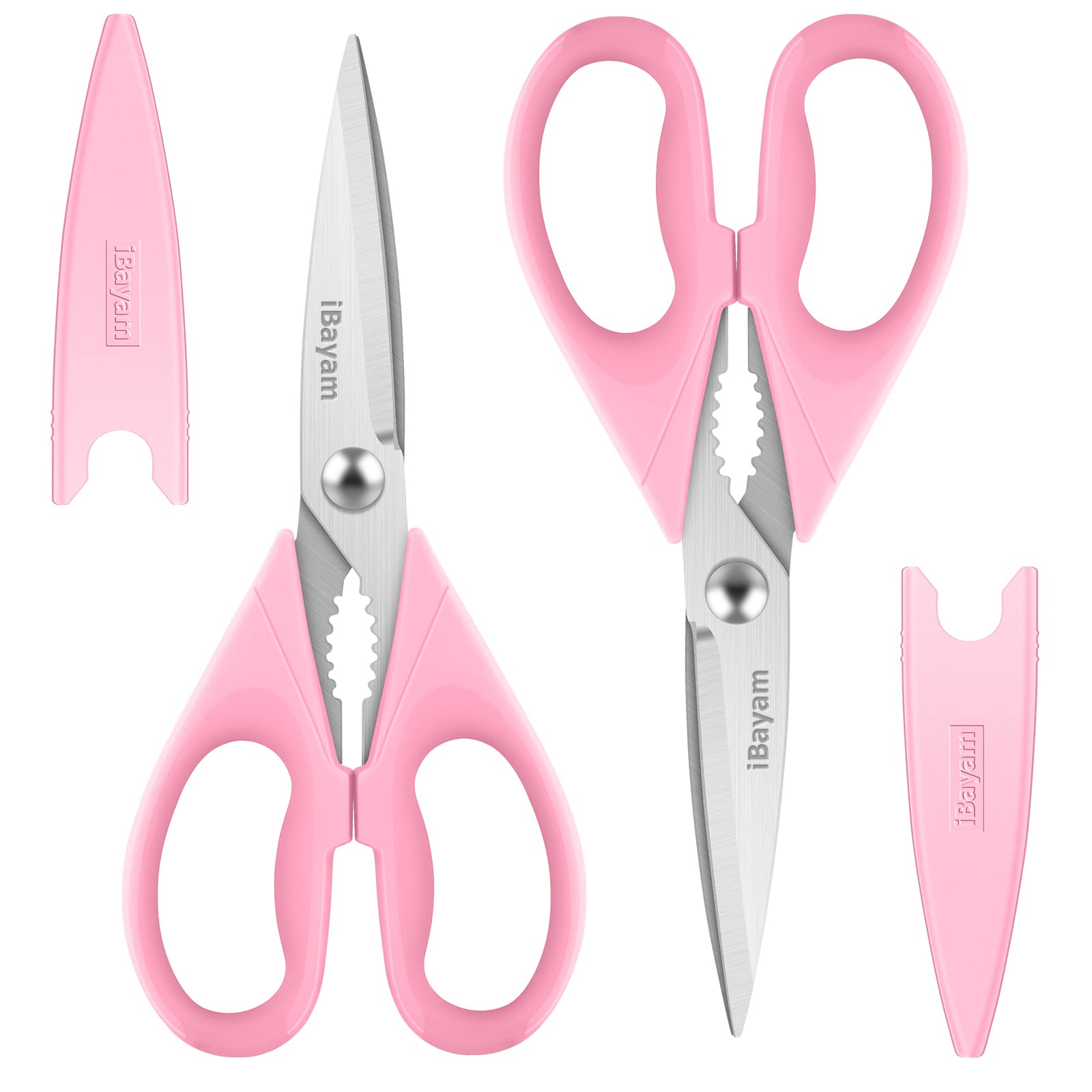 iBayam tijeras cocina doble set para uso general y cortes precisos