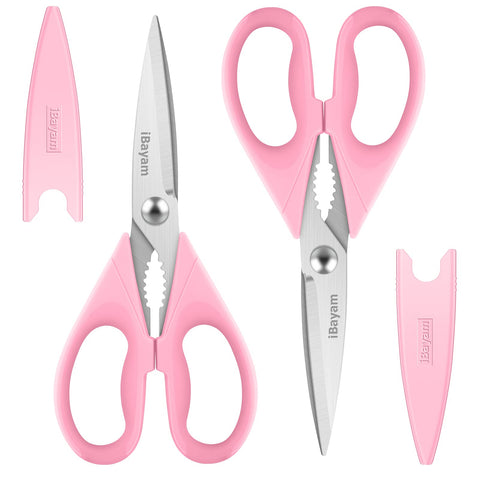 iBayam tijeras cocina doble set para uso general y cortes precisos